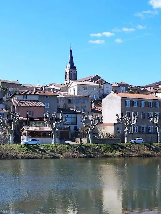 Saint-Pierre-de-Boeuf Maison Vue Sur L'Eau Avec Jardin La Coulee Douce